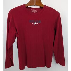 100% Cotton Red Duck Head Jeans Co Long Sleeve Shirt Size 1X